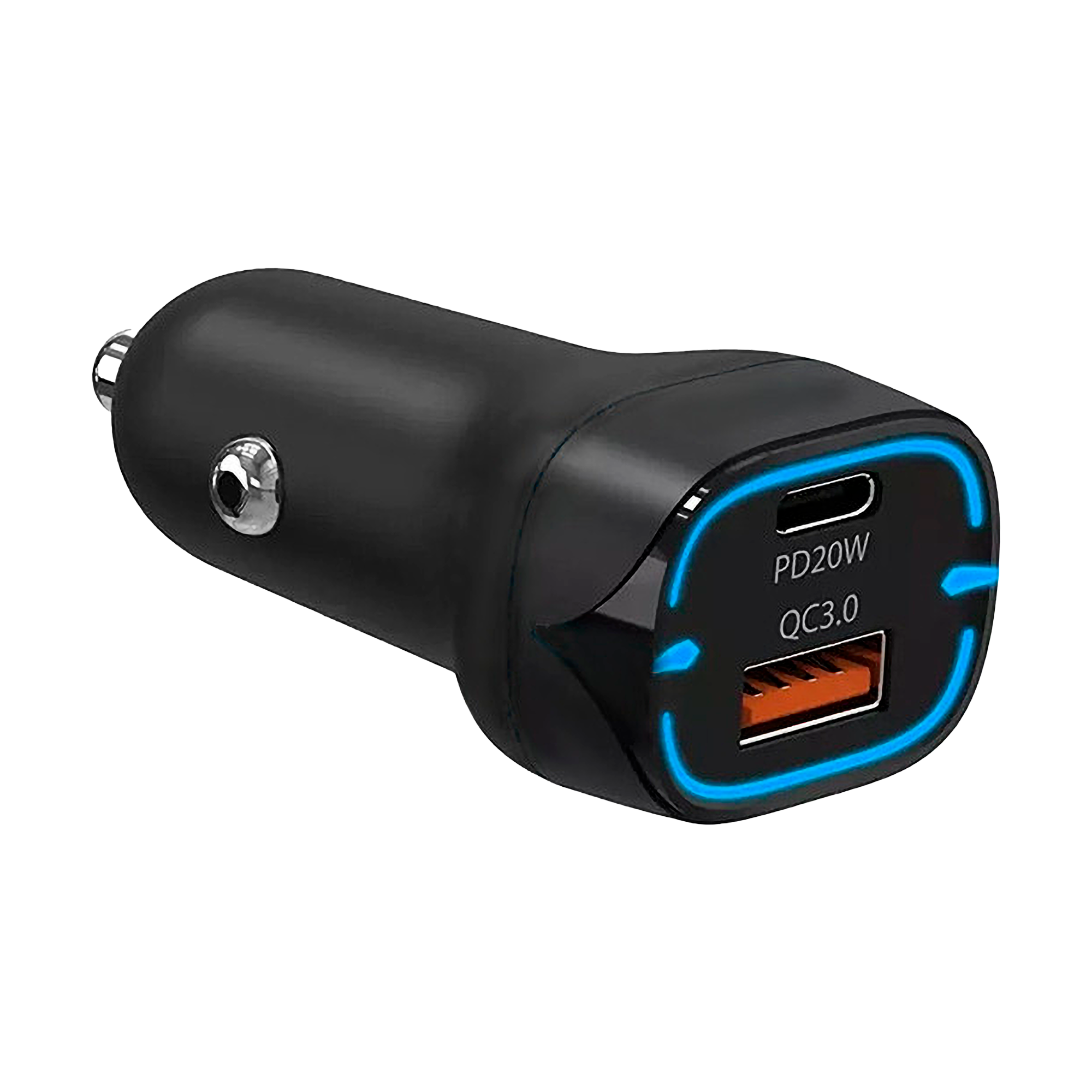 38 W automašīnas lādētājs ar Power Delivery un Quick Charge