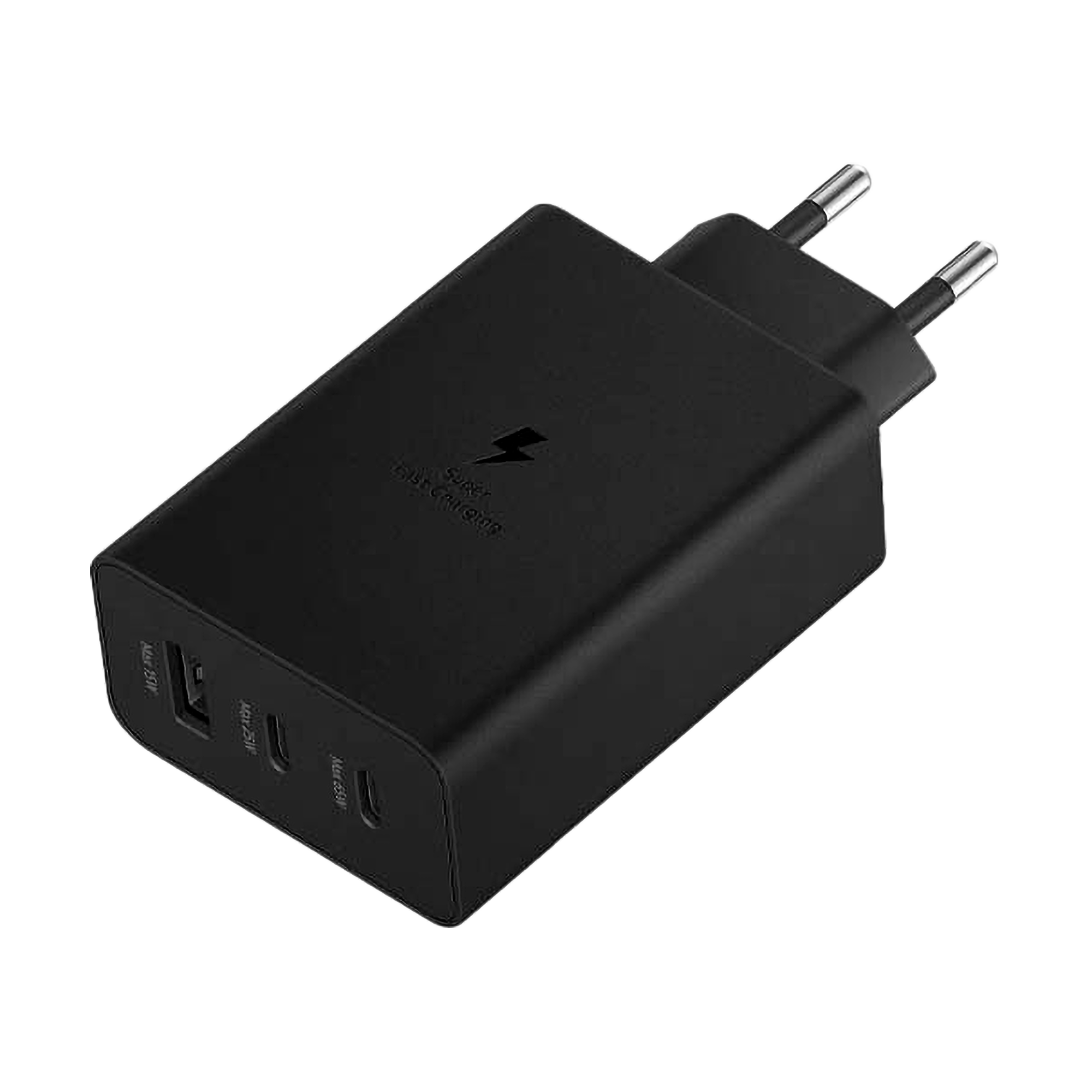 65 W tīkla lādētājs ar Power Delivery un Quick Charge, melns