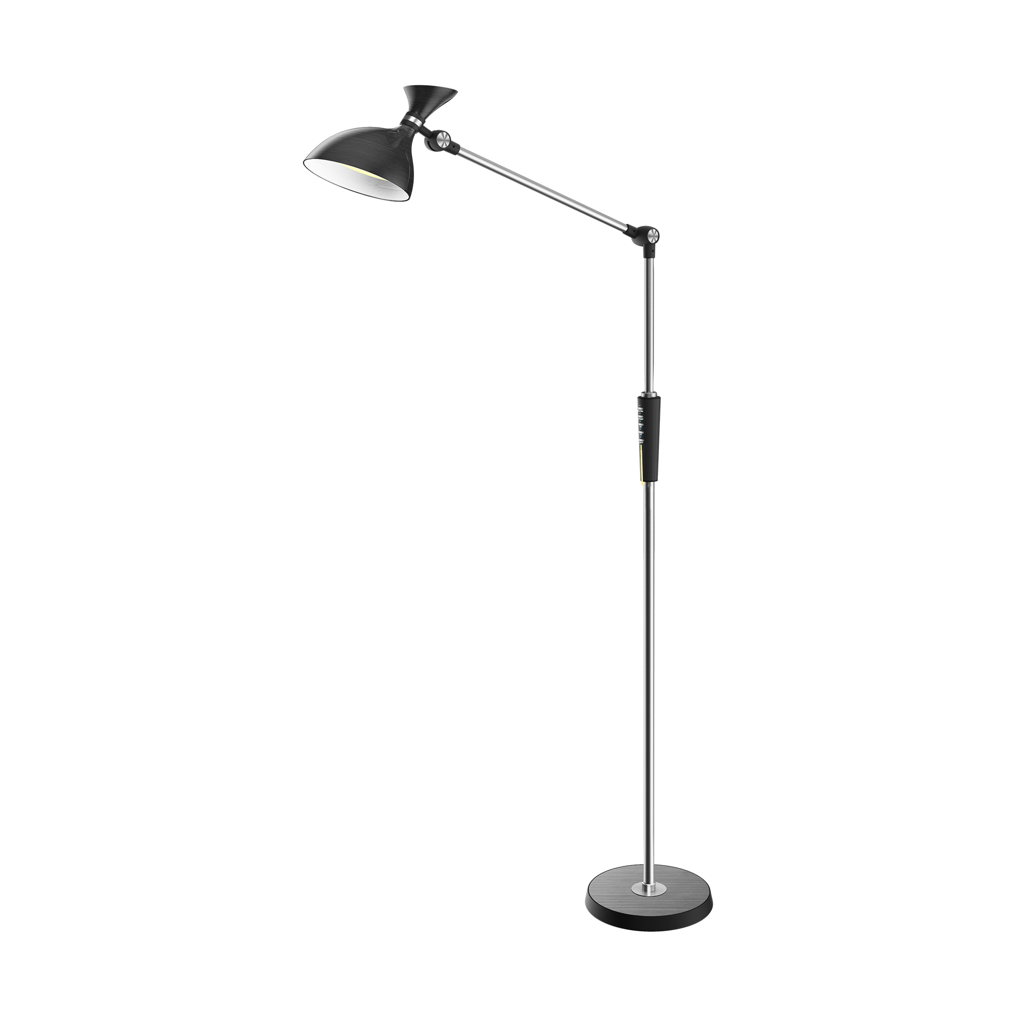 LED stāvlampa ar reostatu un regulējamu krāsu temperatūru