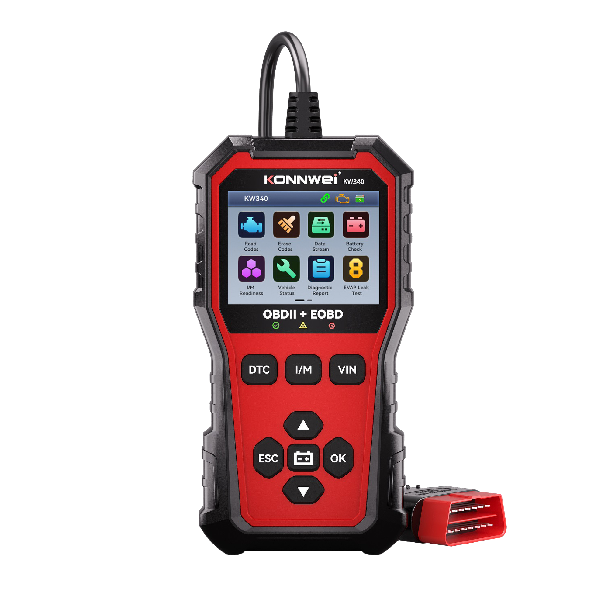 Konnwei KW340 OBD2 diagnostikas skeneris