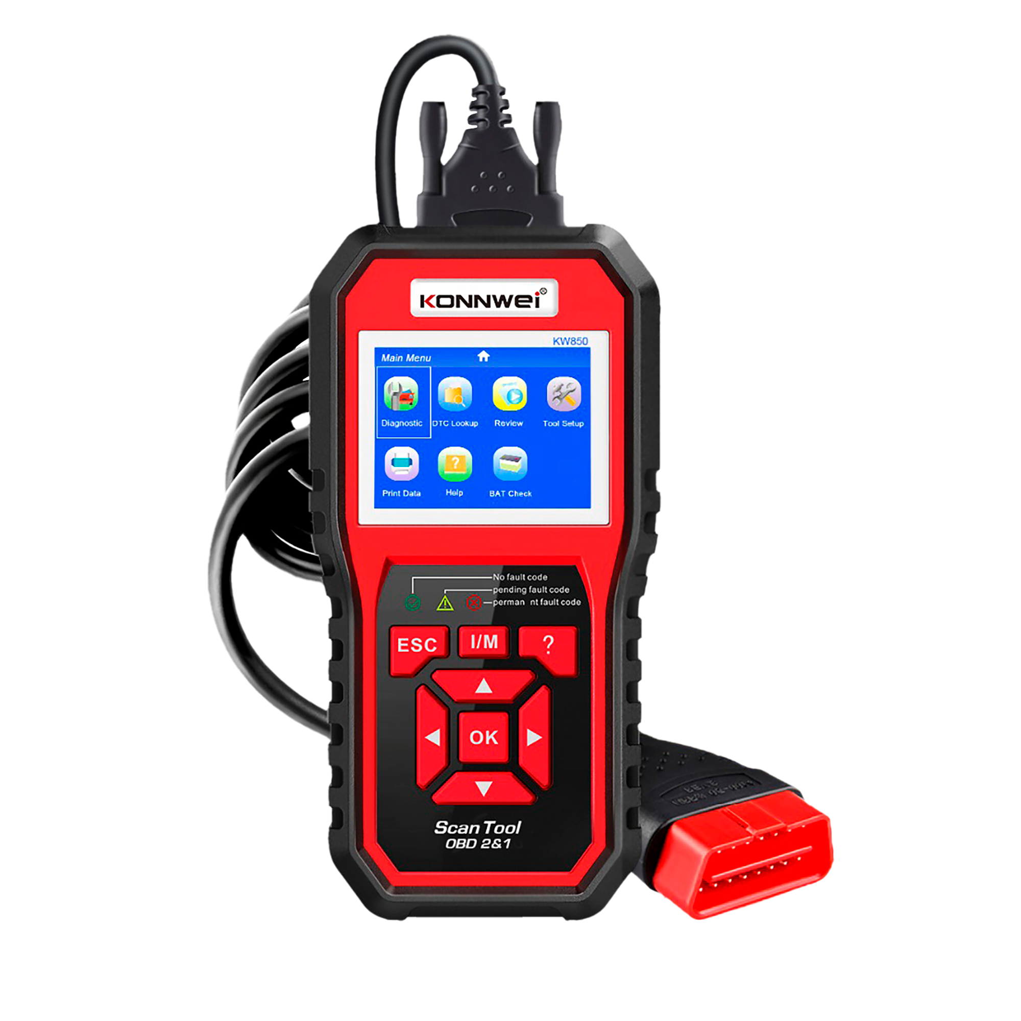 Konnwei KW850 OBD2 diagnostikas skeneris
