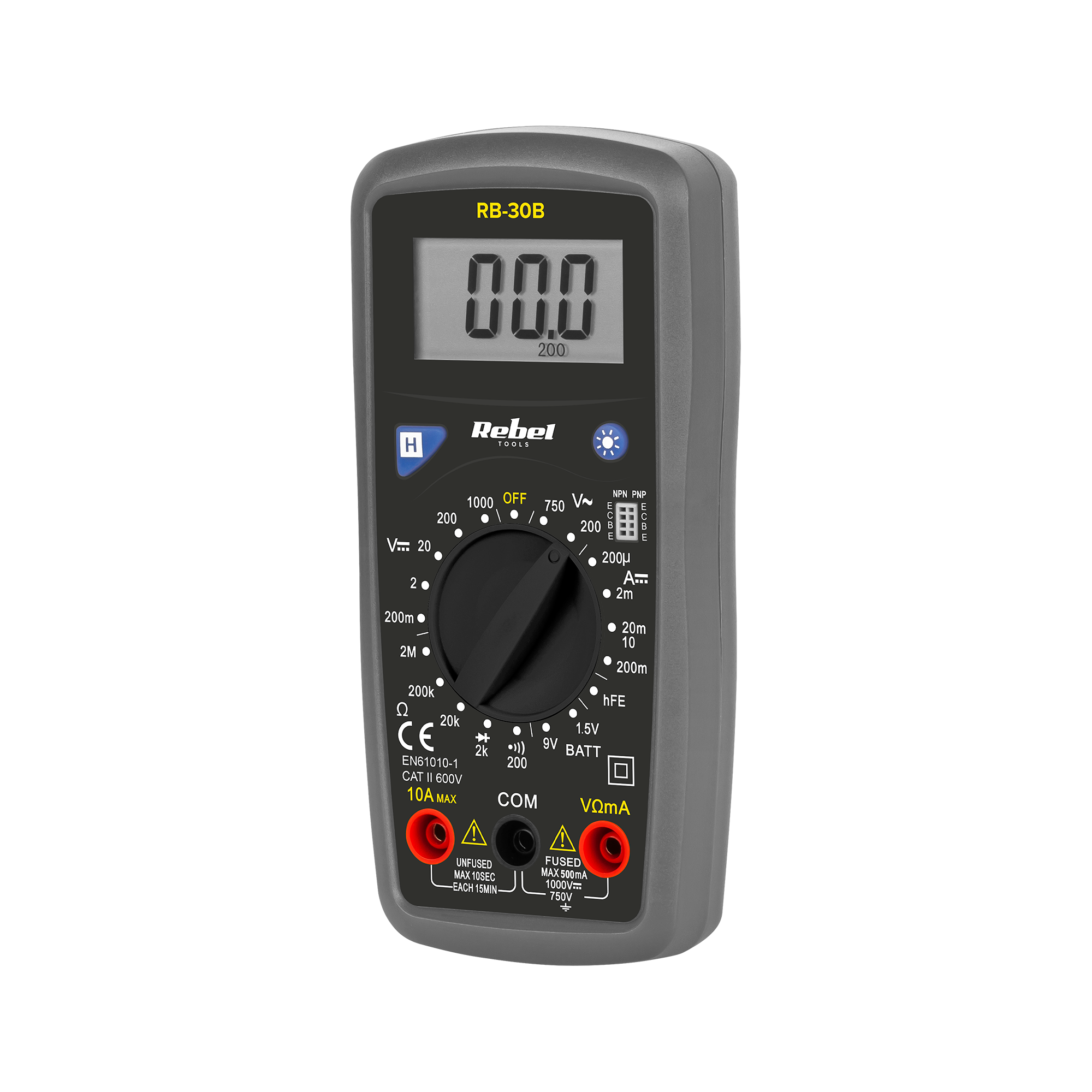 Digitālais multimetrs REBEL RB-30B
