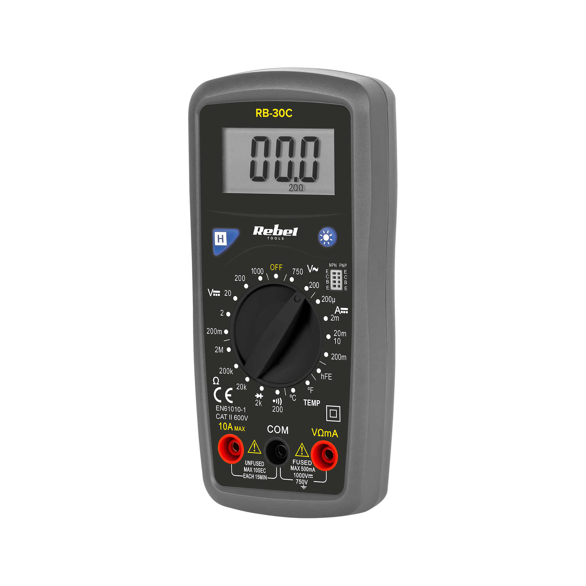 Digitālais multimetrs REBEL RB-30C