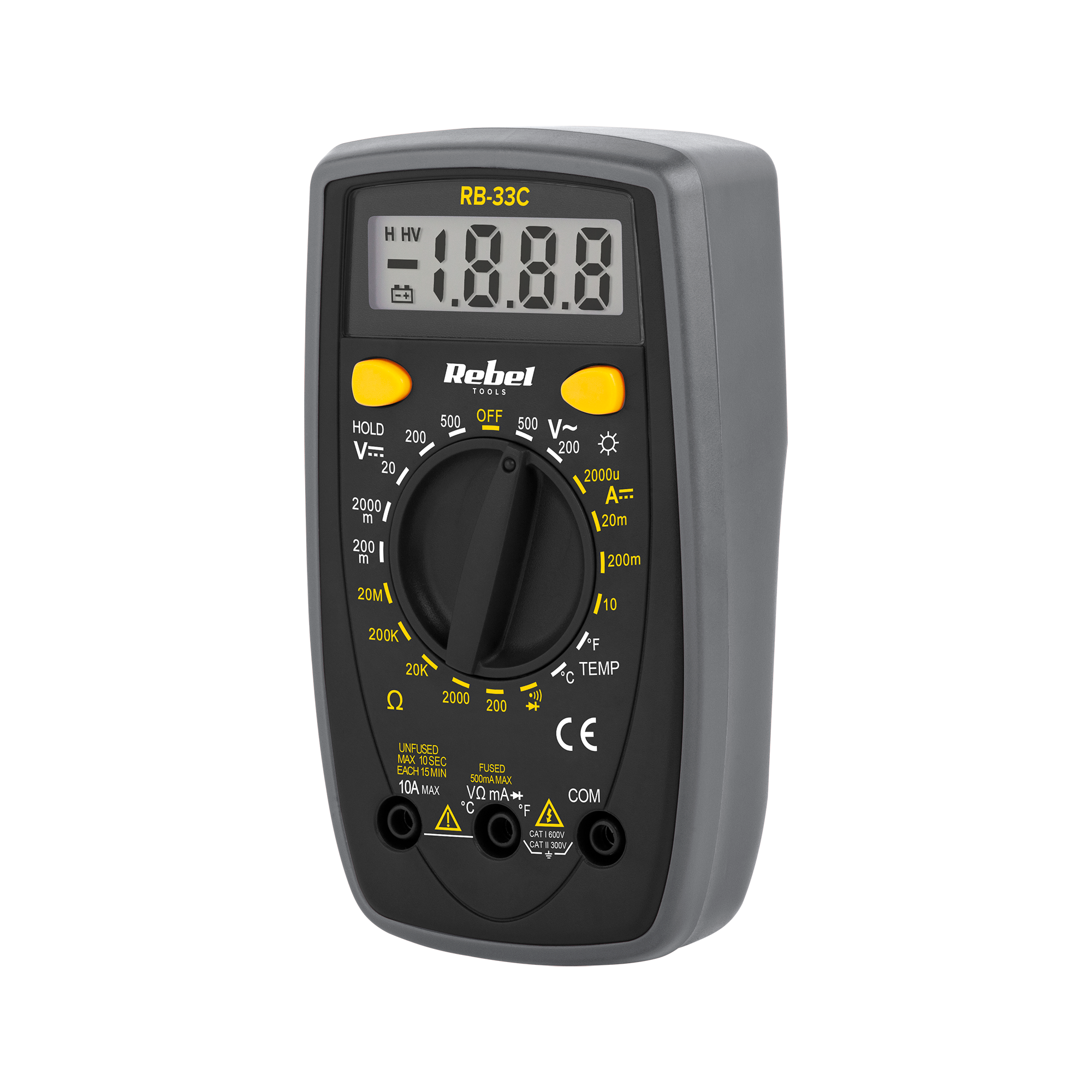 Digitālais multimetrs REBEL RB-33C