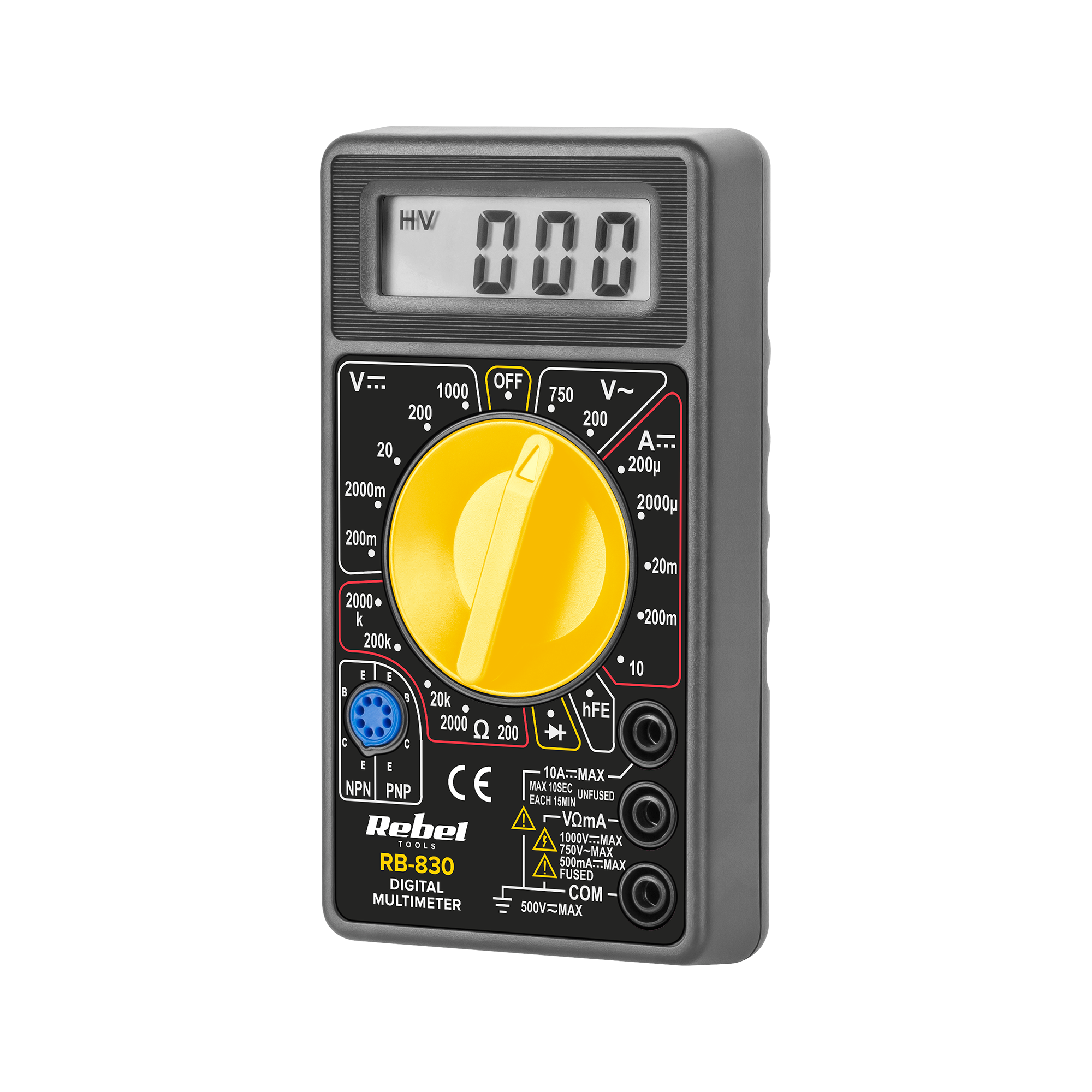 Digitālais multimetrs REBEL RB-830