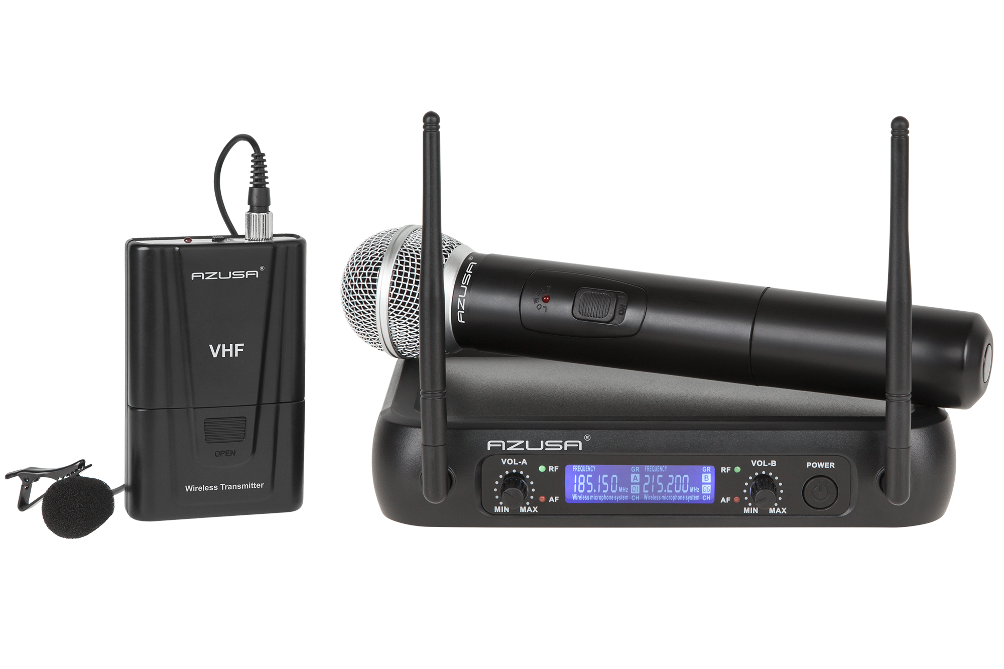 Azusa WR-358LD 2 kanālu VHF bezvadu