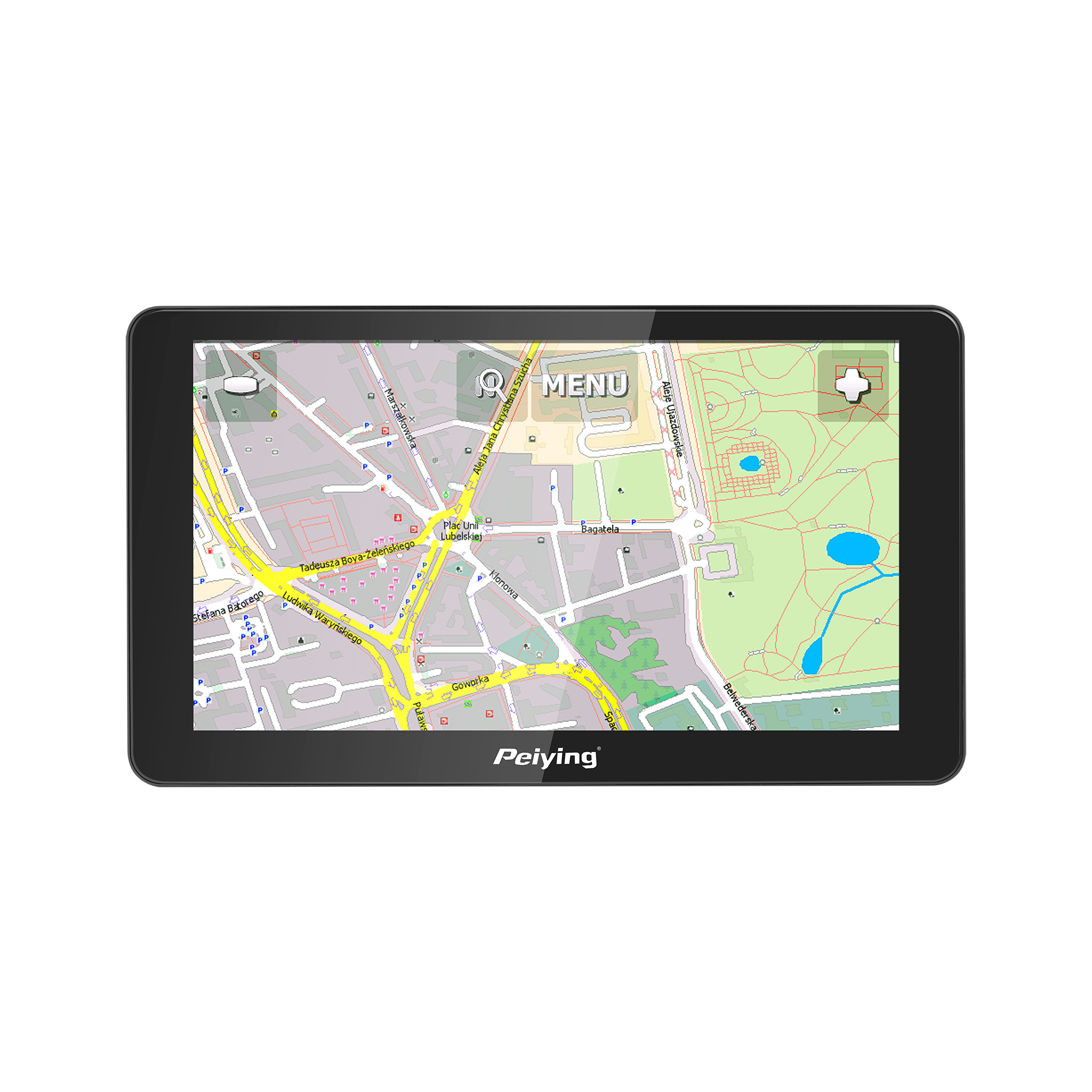 Peiying Alien PY-GPS7014 GPS navigācijas ierīce ar Eiropas karti