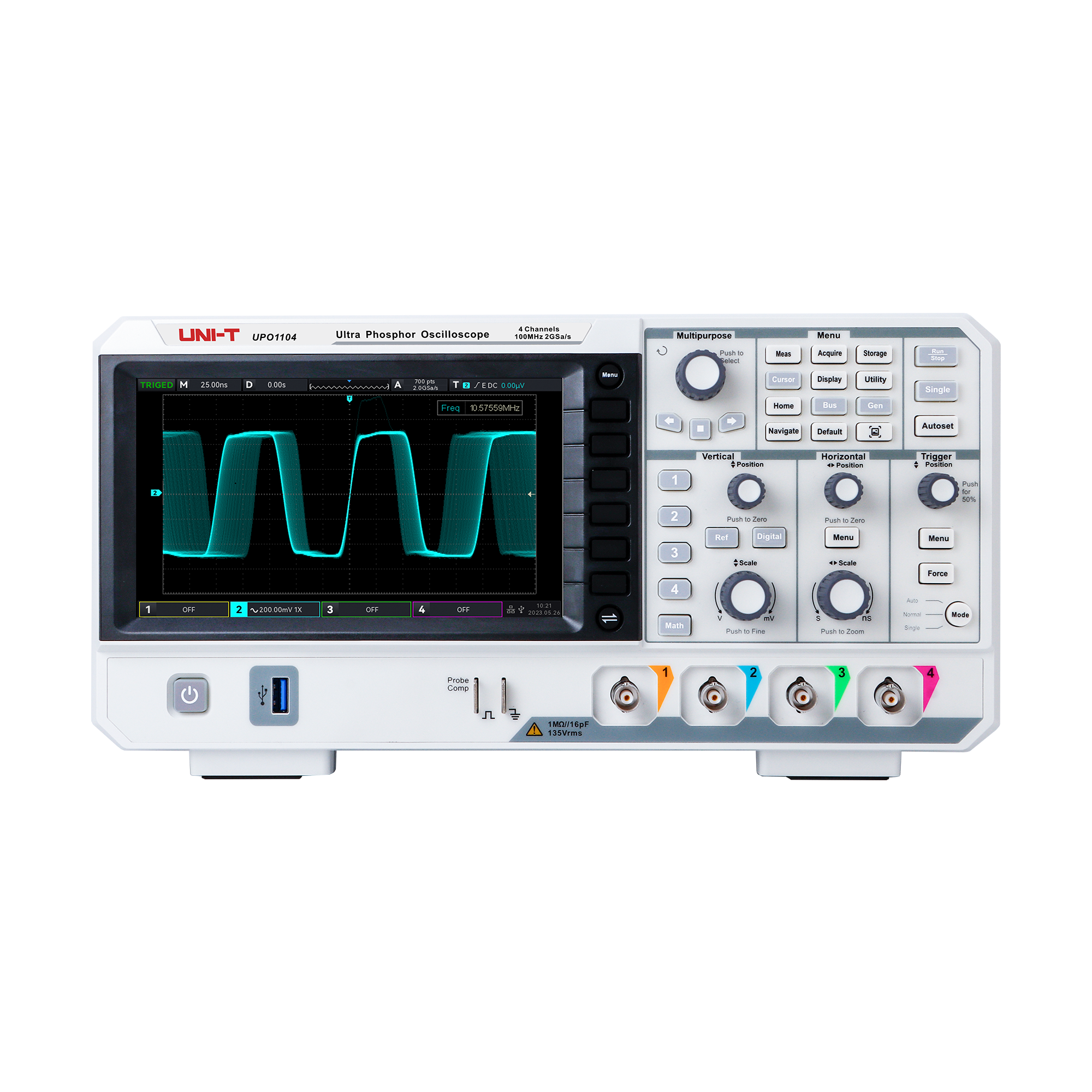 Uni-T UPO1104 osciloskops