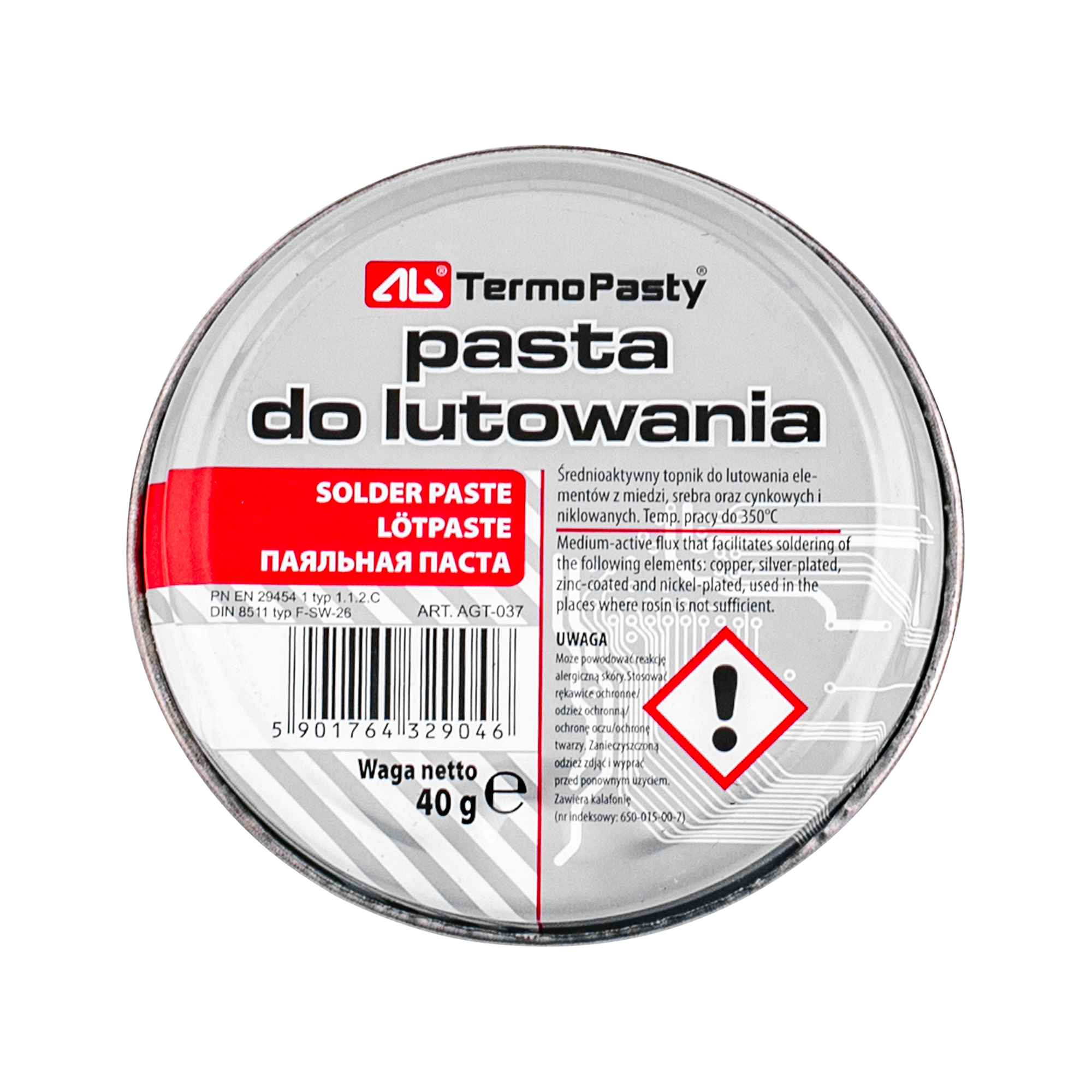 Lodēšanas pasta AG, 40 g, AGT-037