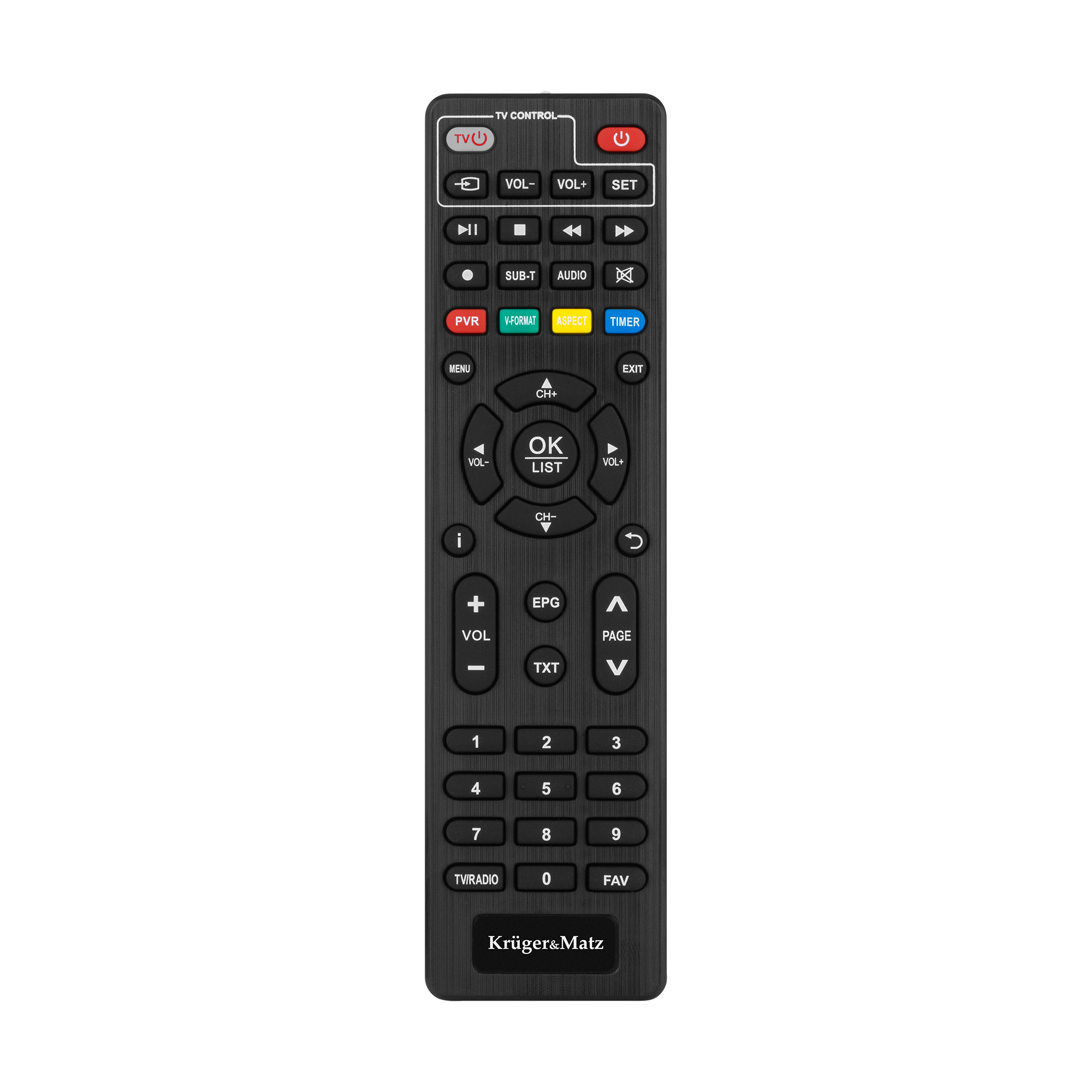 Tālvadības pults KM0550D DVB-T2 uztvērējam
