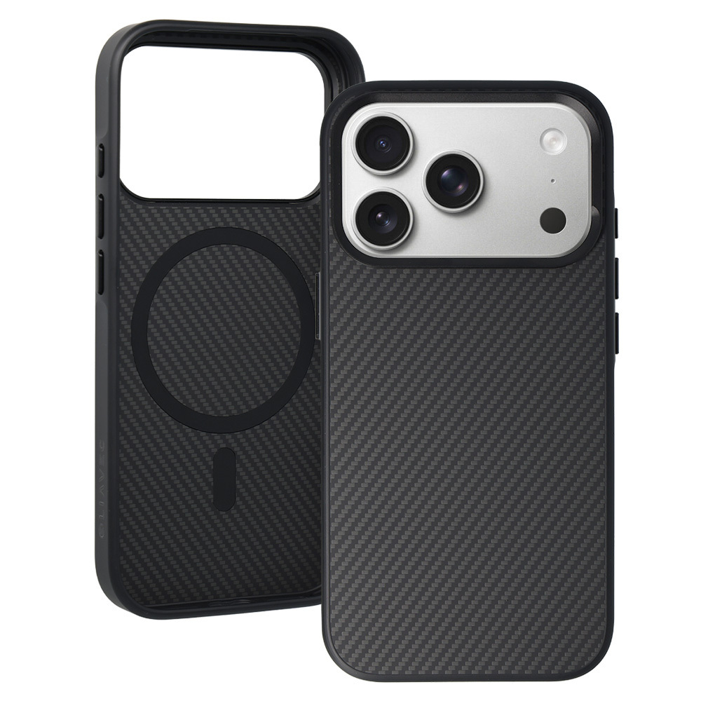 Liavec Carbon Core vāciņš, paredzēts iPhone 18 Pro/17 Pro