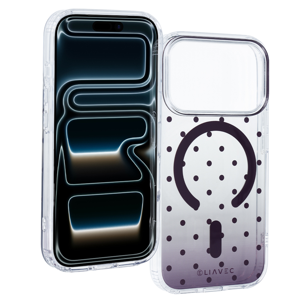 Liavec Bubble maciņš iPhone 18 Pro / 17 Pro, bordo
