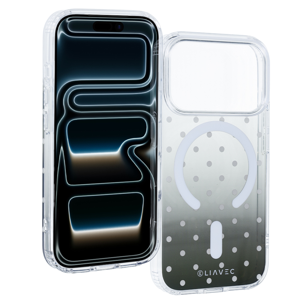 Liavec Bubble maciņš iPhone 18 Pro Max / 17 Pro Max, melns