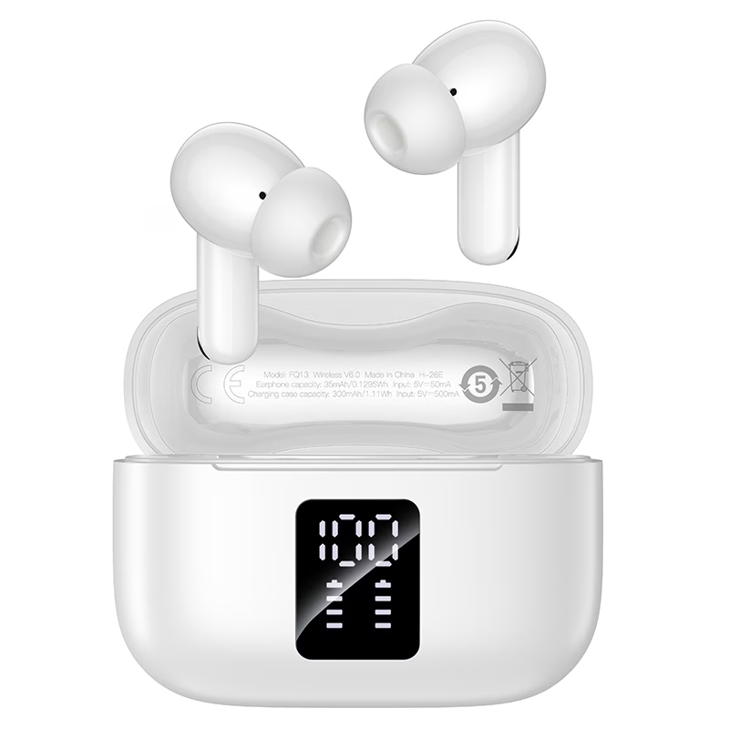 Baltas TWS Bluetooth austiņas Borofone FQ13 Astute
