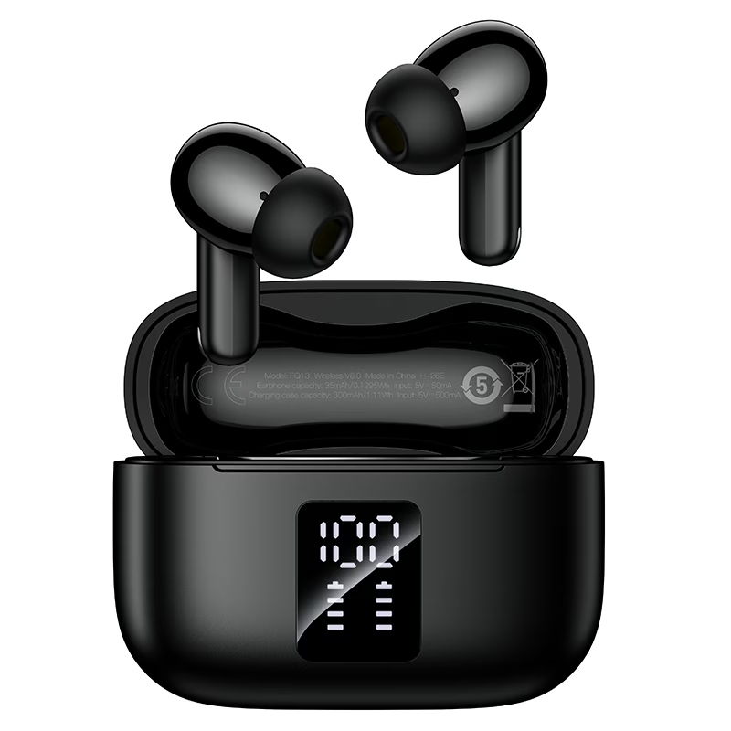 Melnas TWS Bluetooth austiņas Borofone FQ13 Astute