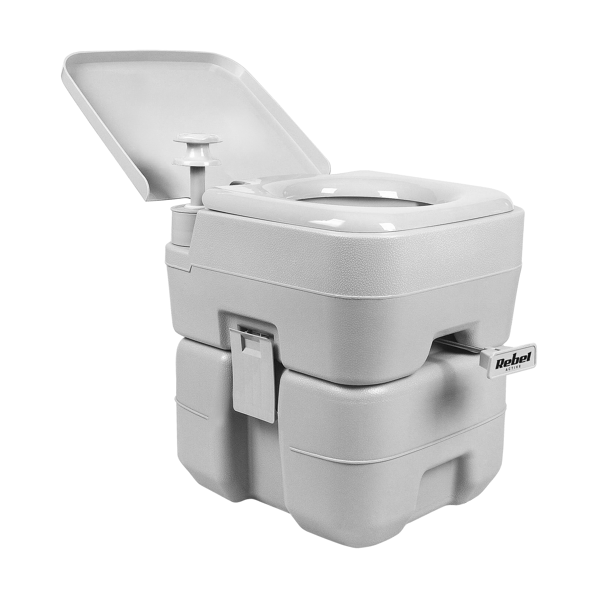 REBEL ACTIVE pārnēsājama tūrisma tualete, 20 l / 12 l