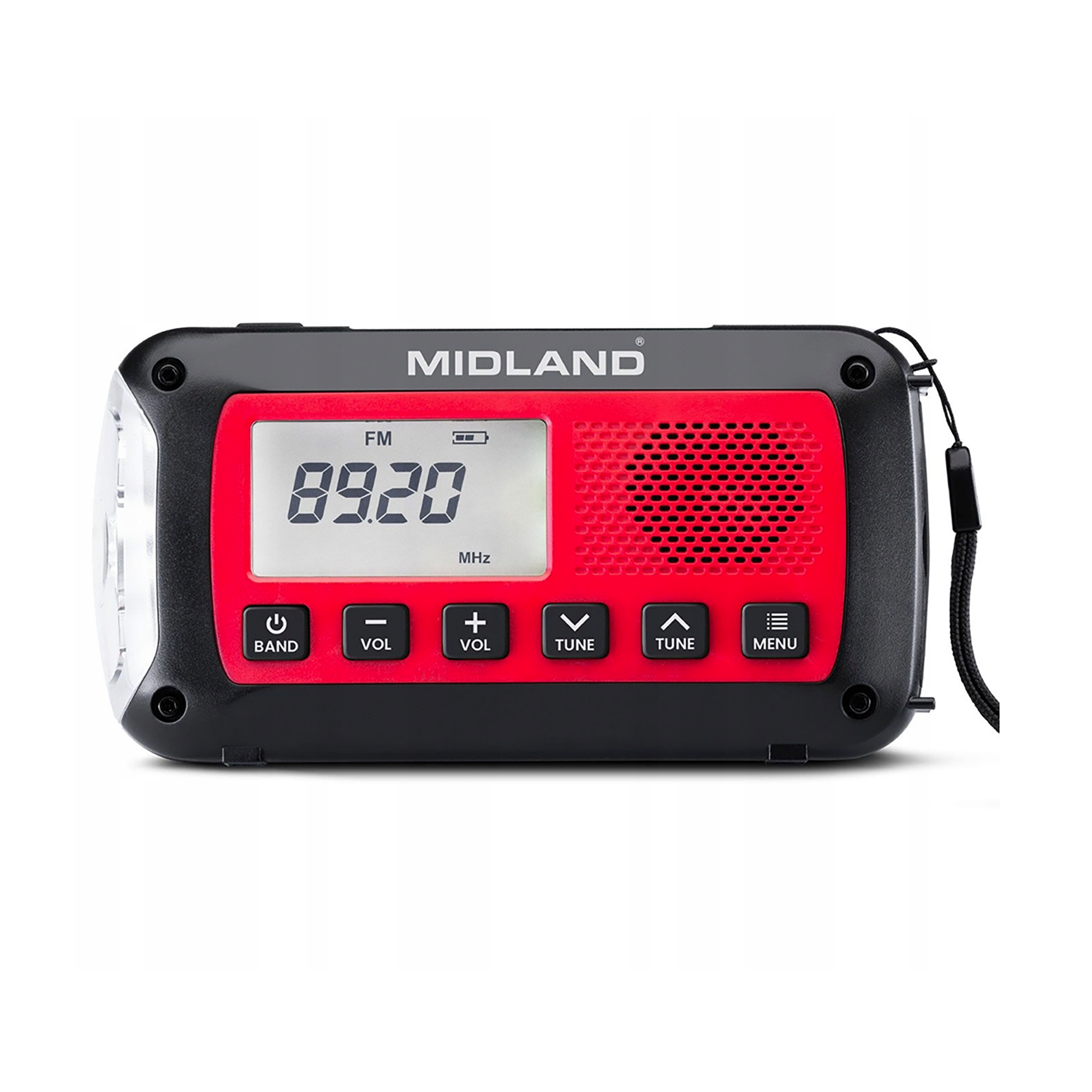 Midland ER100 avārijas radio ar 2600 mAh akumulatoru