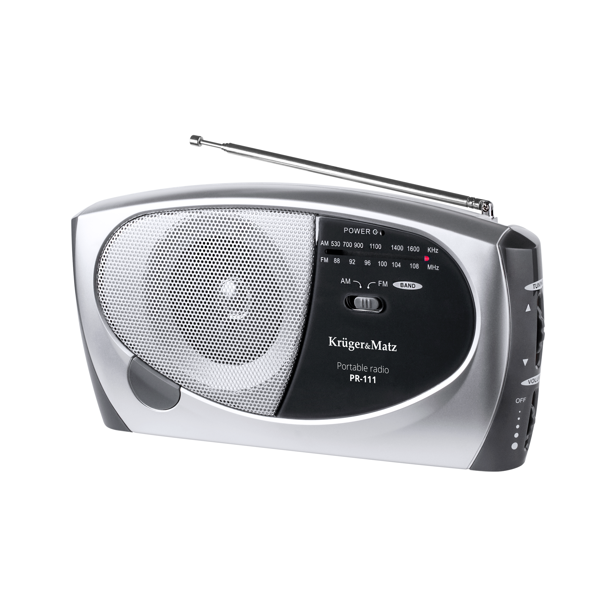 Kruger&Matz PR-111 pārnēsājamais AM/FM radio