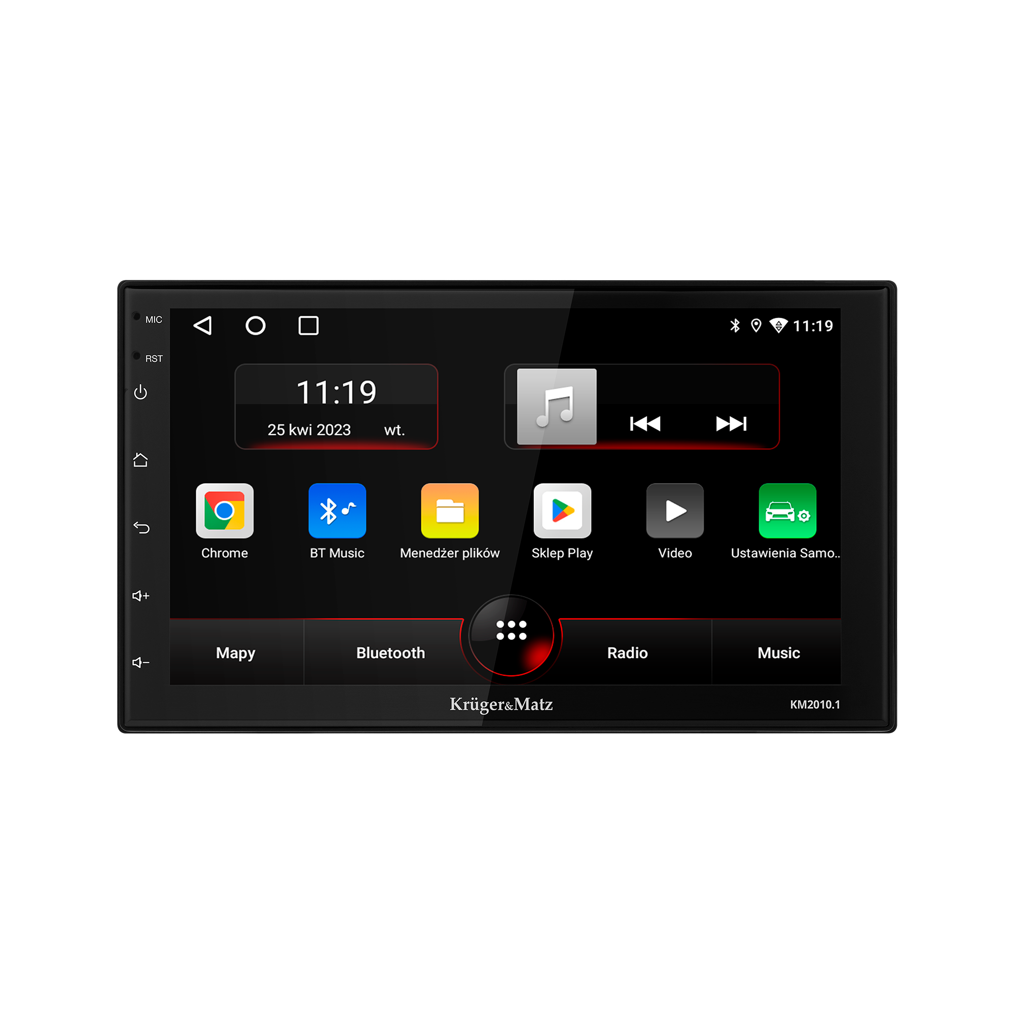 Automašīnas radio Kruger&Matz KM2010 ar CarPlay/Android