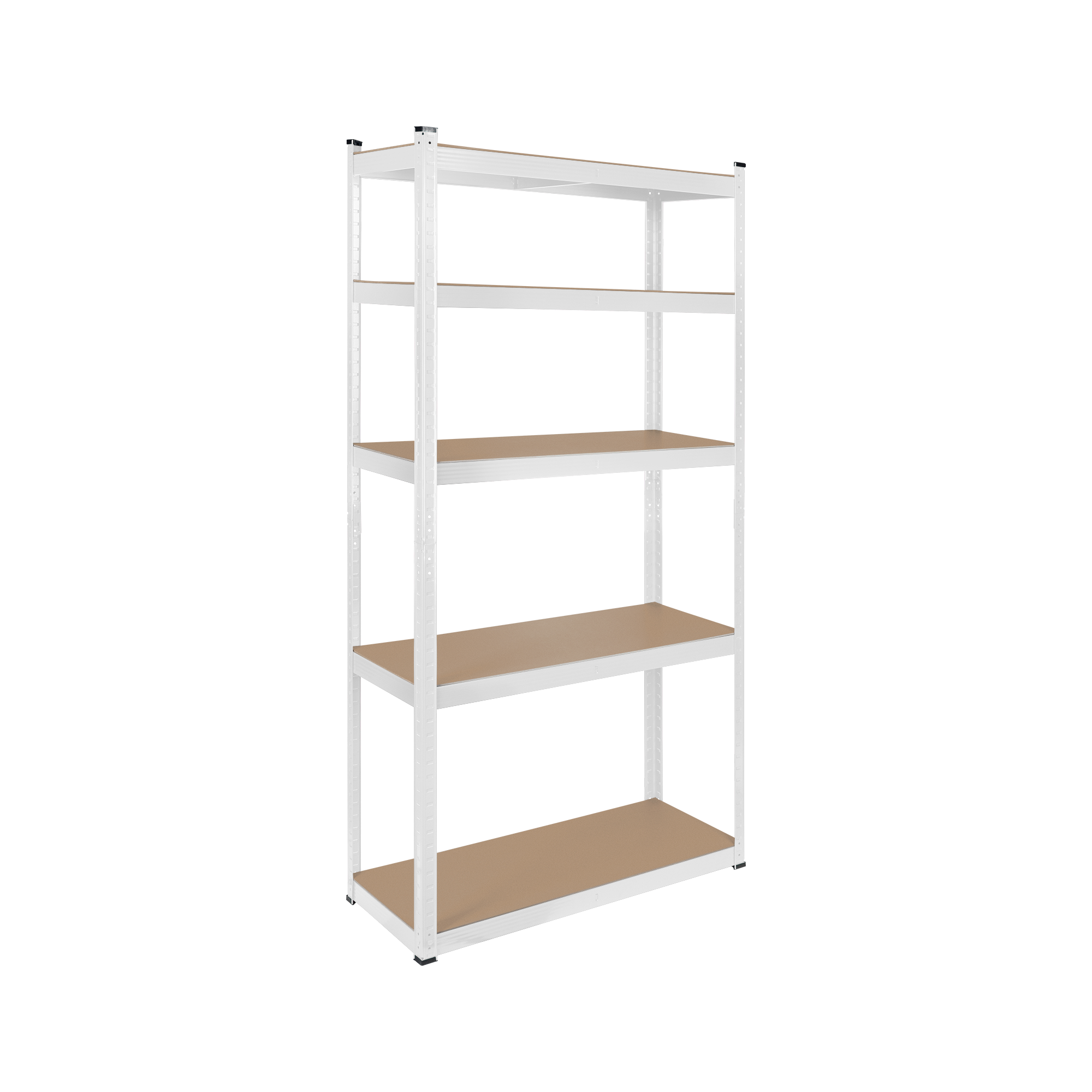 Metāla noliktavas plaukts Rebel 180x90x40, balts