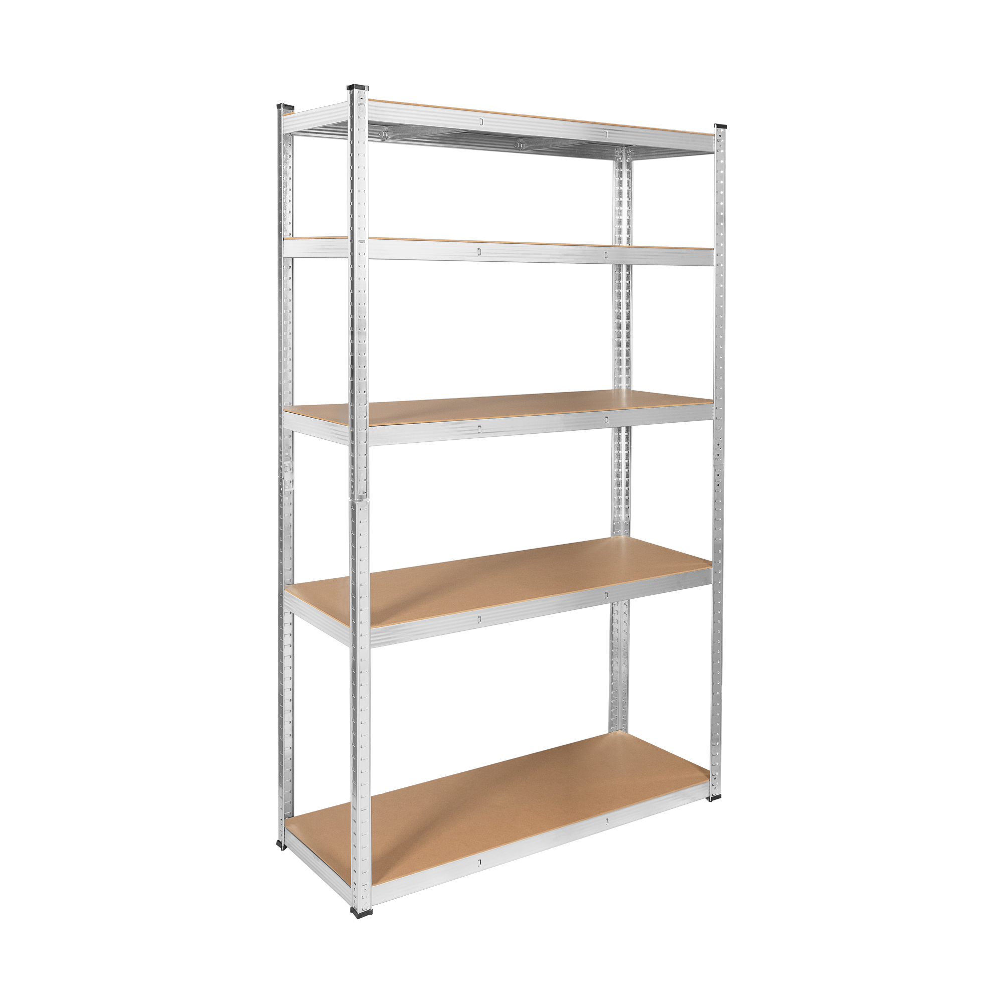 Rebel metāla noliktavas plaukts 205 x 120 x 45, sudraba krāsā