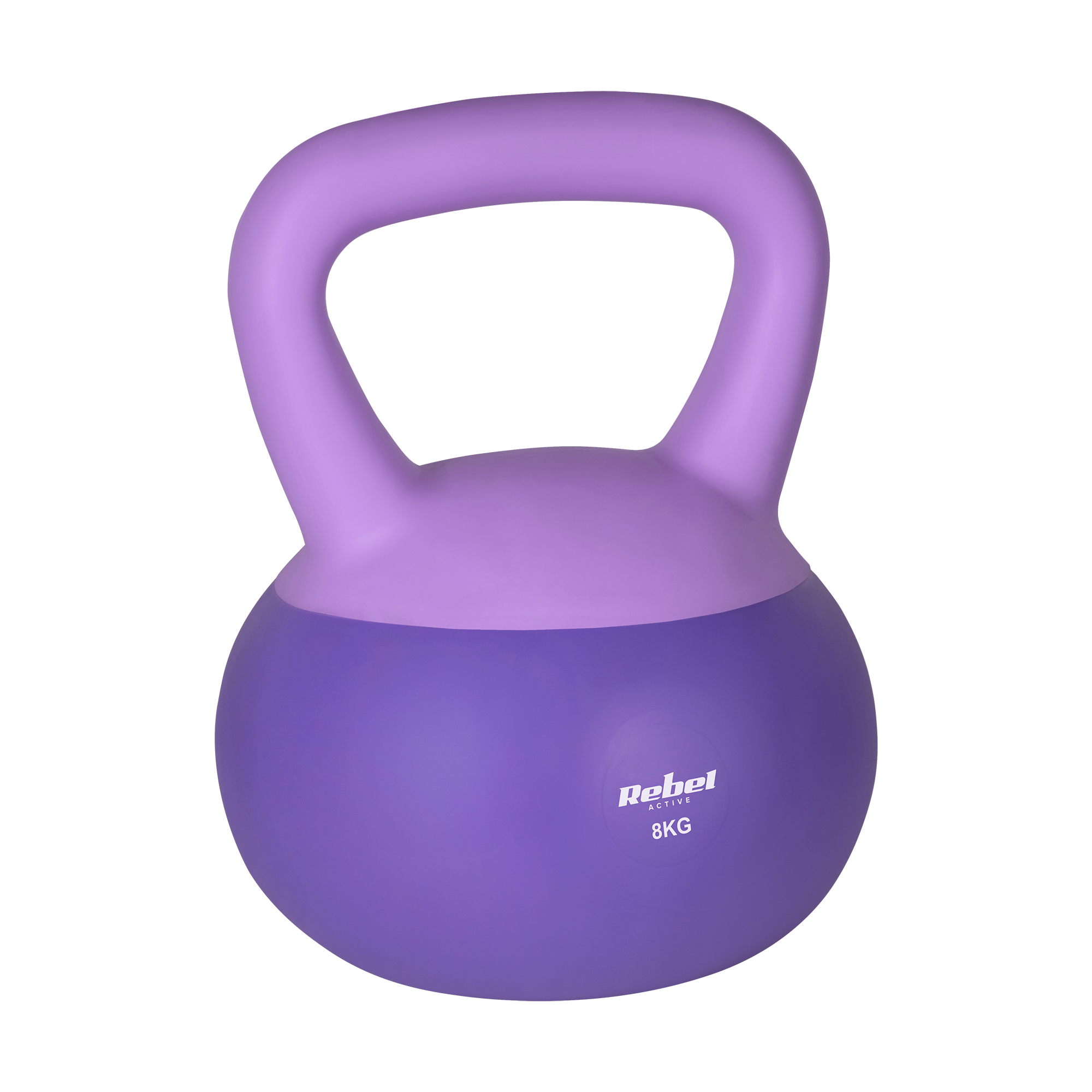 REBEL ACTIVE Soft Kettlebell mīkstā vinila svarbumba, 8 kg