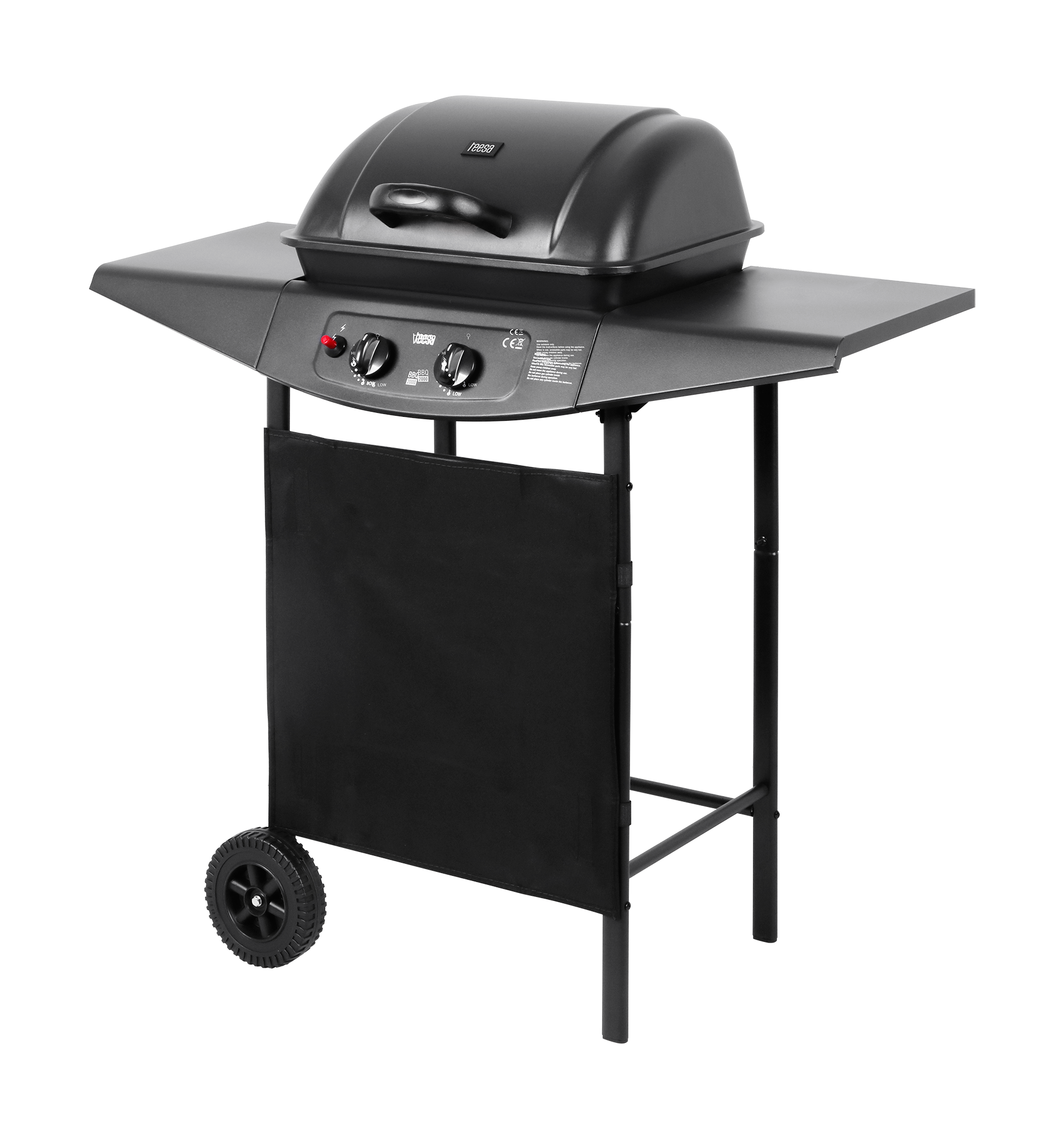 Teesa BBQ 2000 gāzes grils, 2 degļi