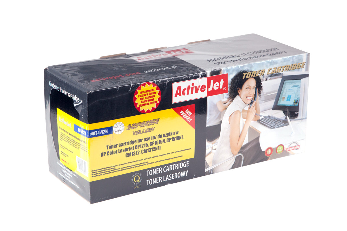 ActiveJet dzeltenais toneris HP lāzerprinteriem (125A