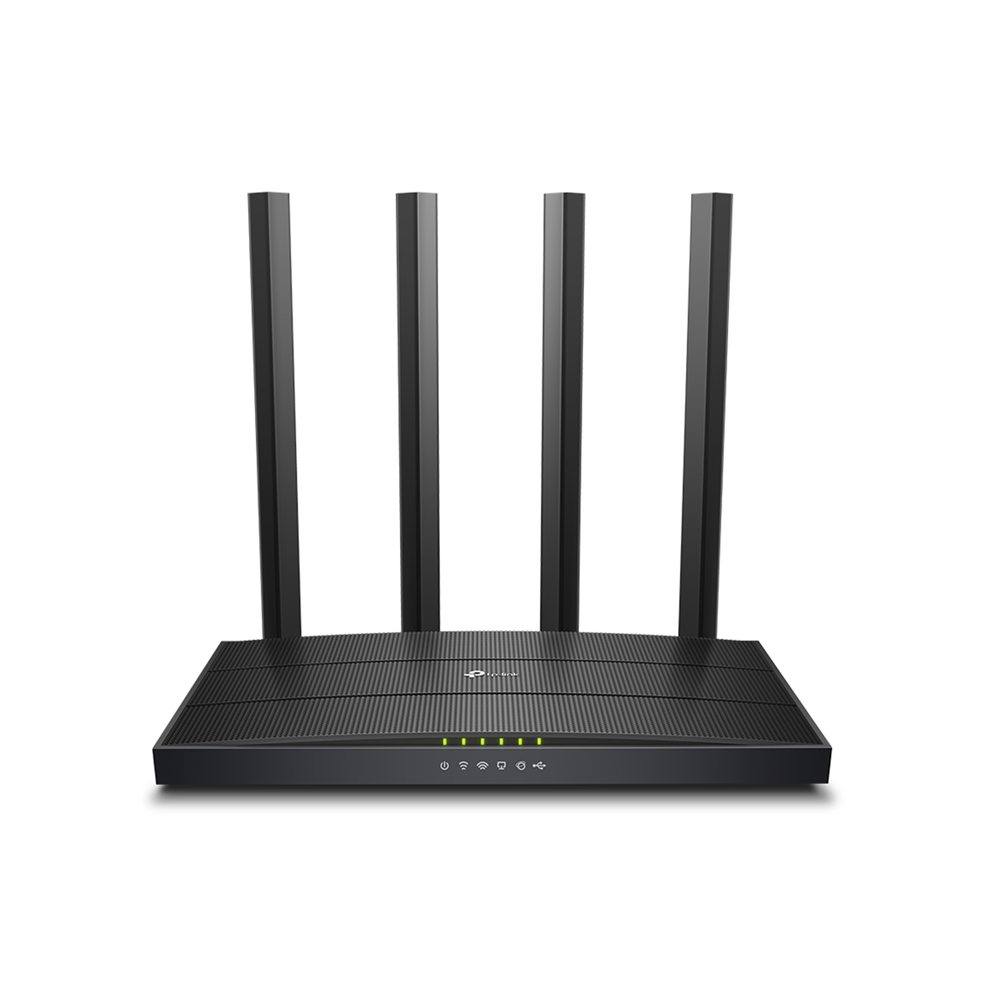 Melns divjoslu TP-Link Archer C6U AC1200 Gigabit Wi-Fi maršrutētājs