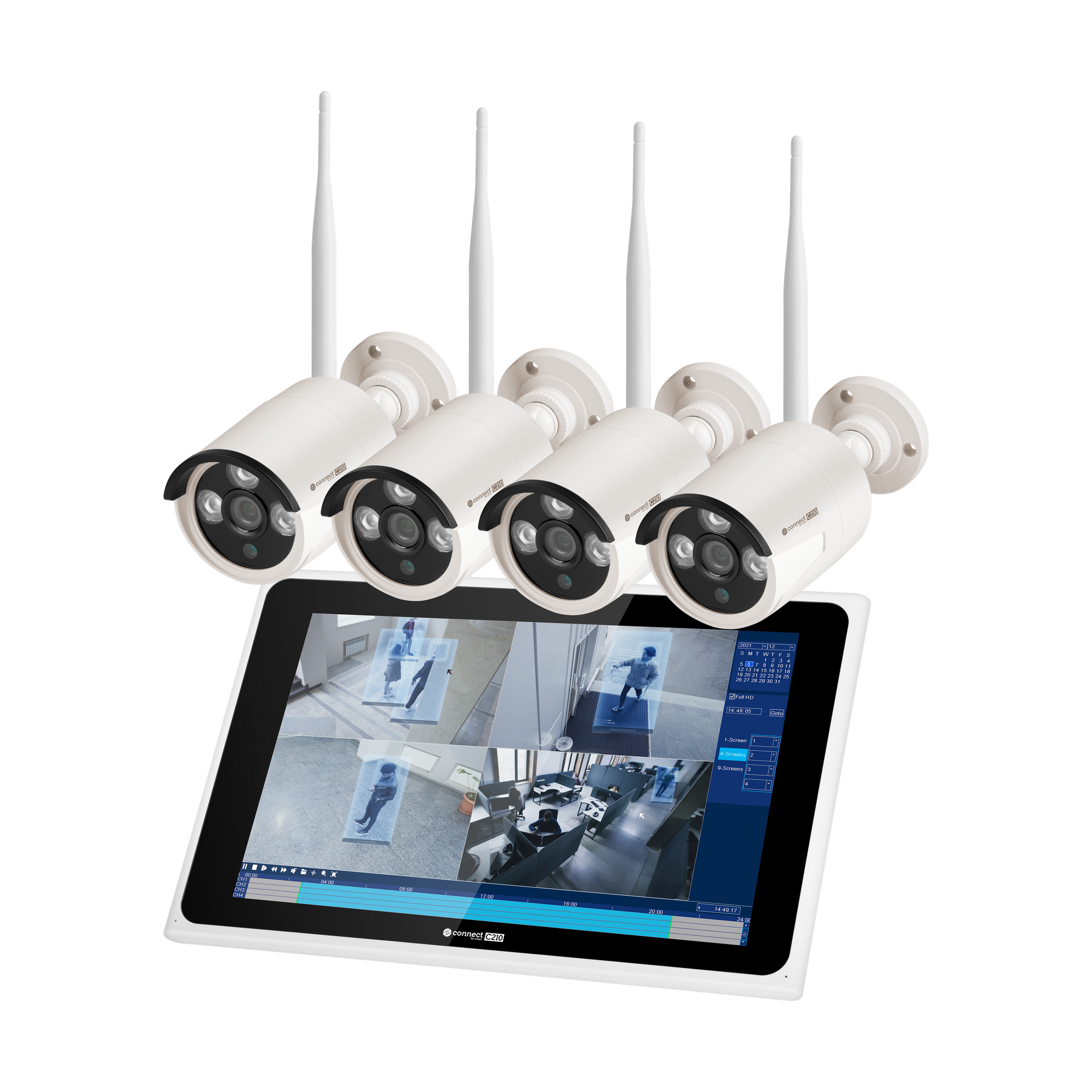 Kruger&Matz Connect C210 Tuya Wi-Fi videonovērošanas komplekts