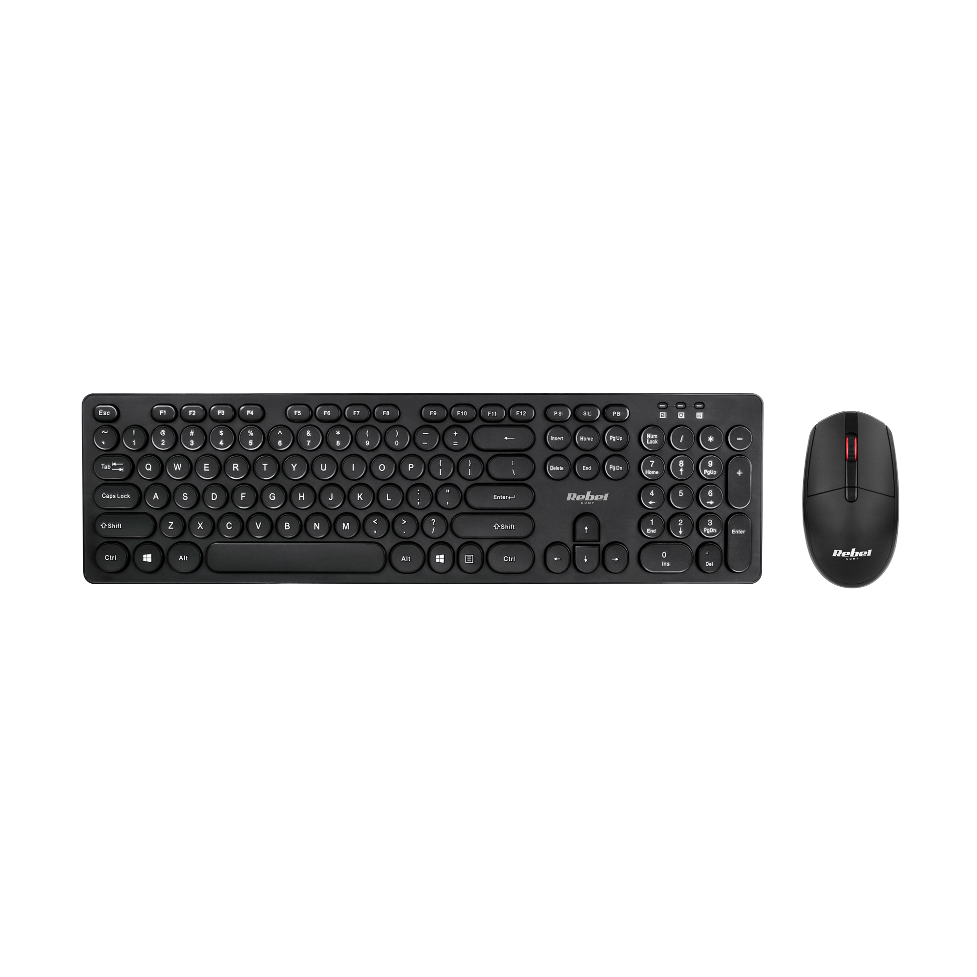 Rebel WS400 bezvadu tastatūras un peles
