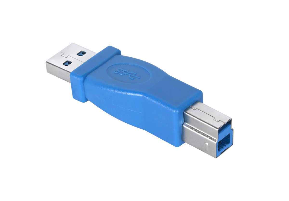 USB 3.0 A tipa spraudņa–B tipa spraudņa adapteris