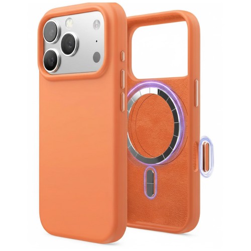 TM MagSafe Silicone vāciņš iPhone 17; krāsa: piesātināti oranža