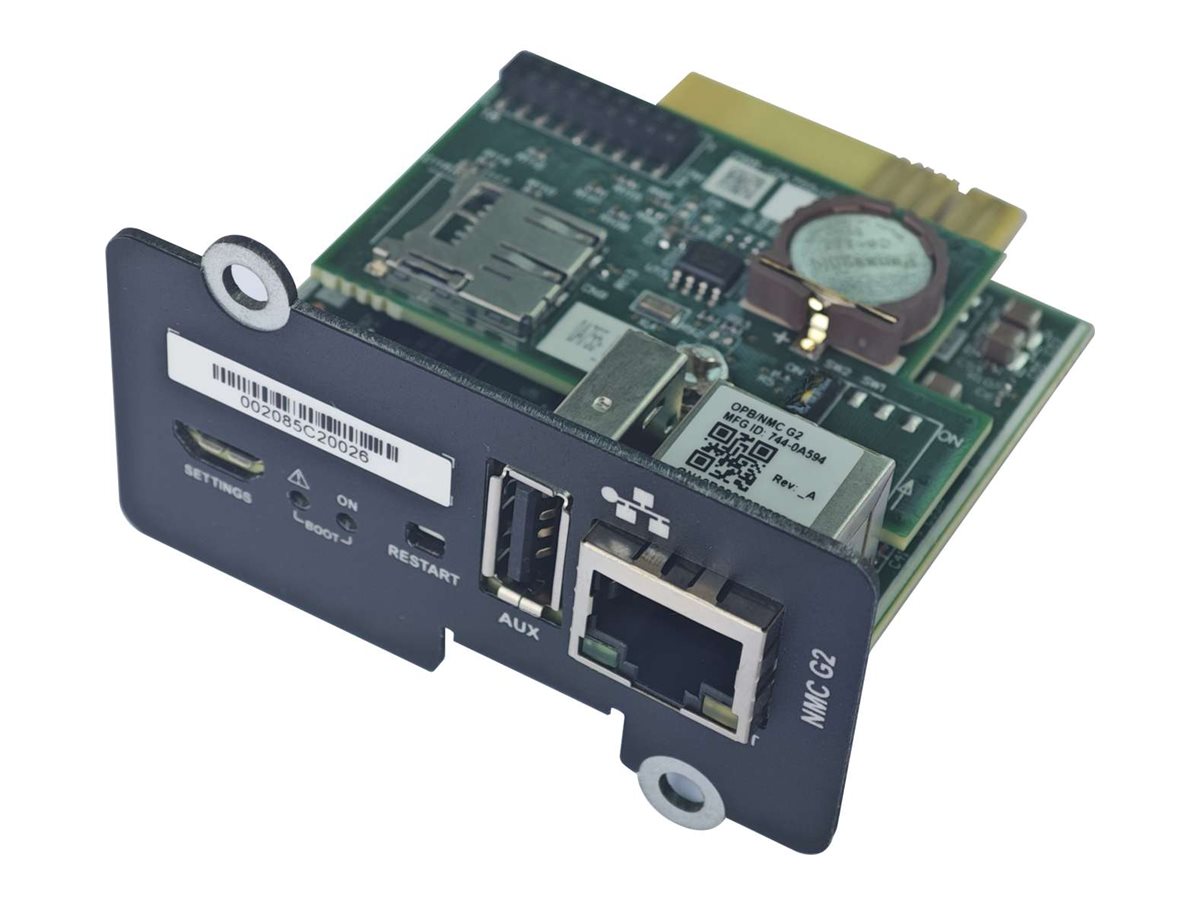PowerWalker 1 Gb/s SNMP module – UPS pārvaldības modulis VFI 1000–3000 TGB/TGS sērijai (10131029)