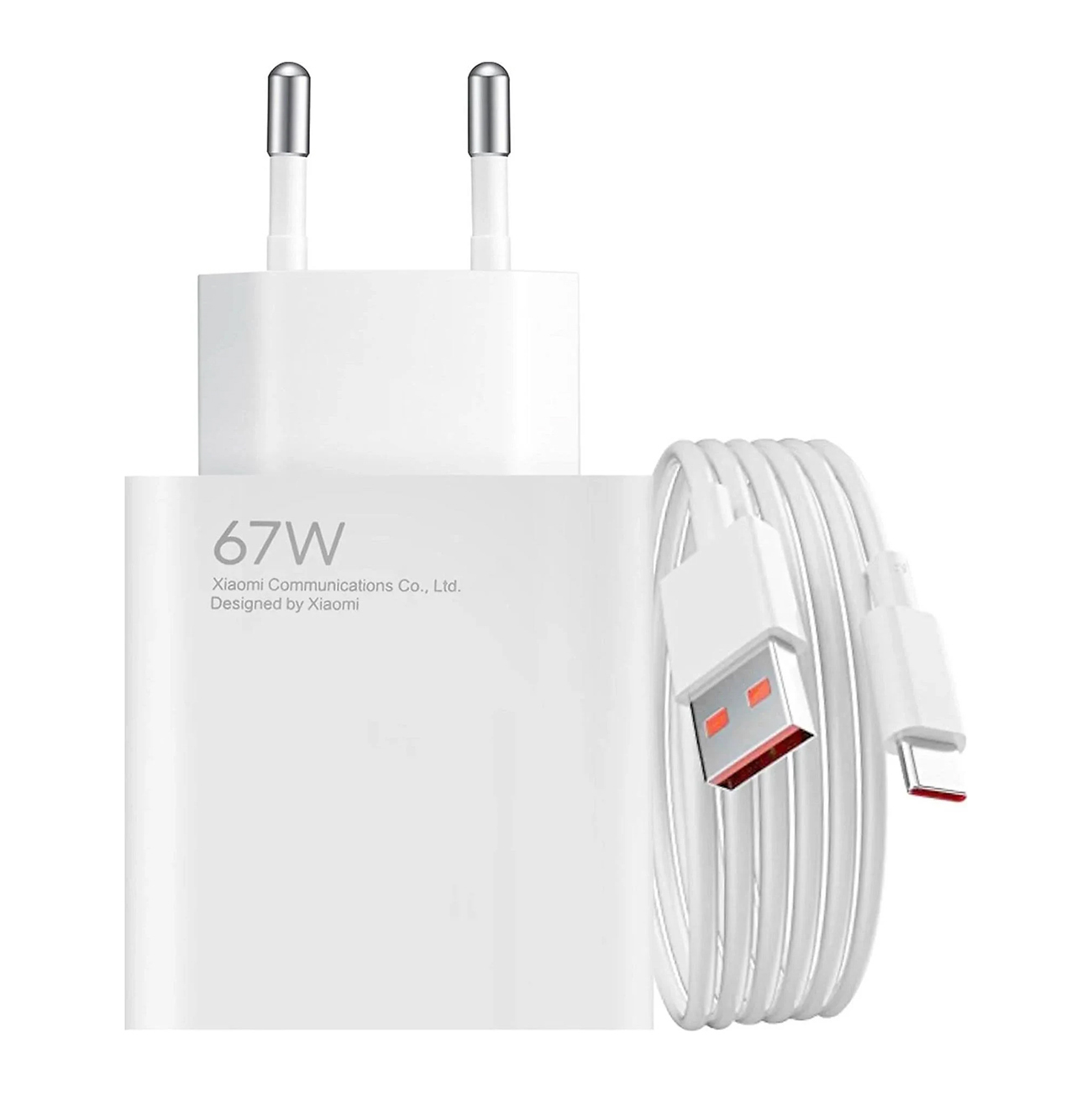 Lādētājs Xiaomi HyperCharge Combo 67W USB-A balts BHR9465EU
