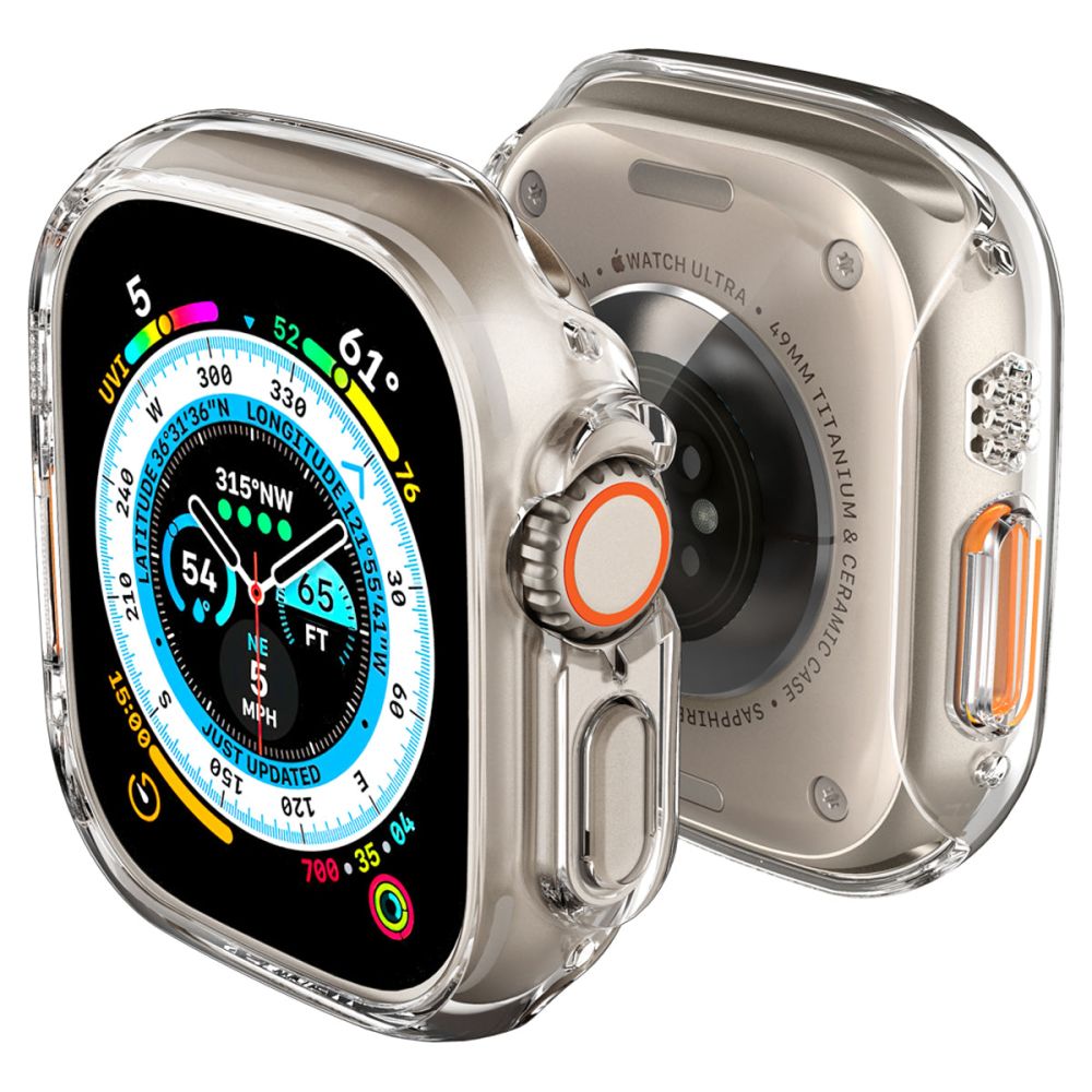 Spigen Thin Fit maciņš Apple Watch Ultra 1 / 2 / 3 49mm caurspīdīgs