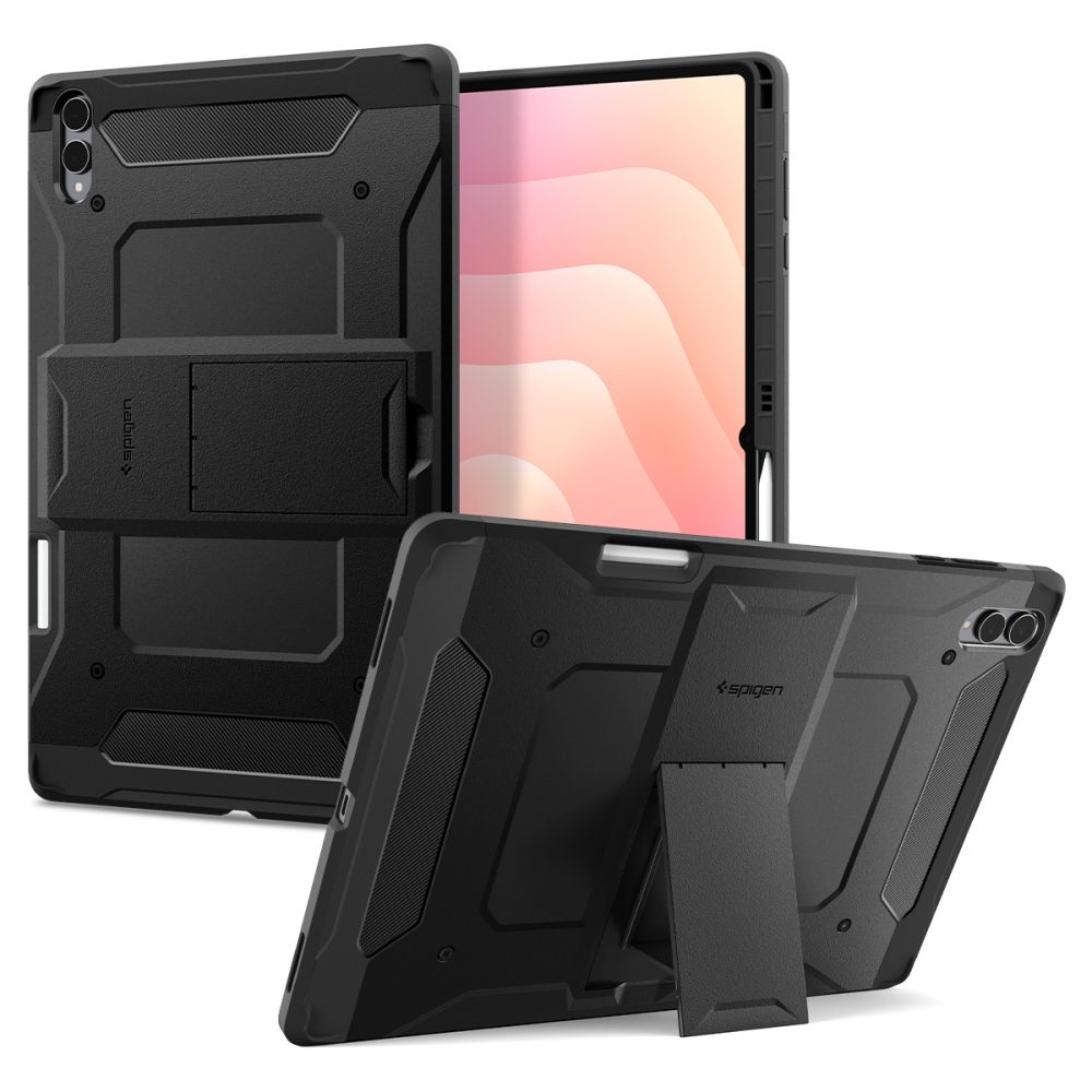 Spigen Tough Armor Pro maciņš Samsung Galaxy Tab S11 Ultra 14.6 melns