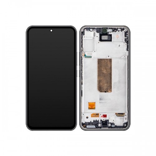 LCD ekrāns ar rāmi Samsung A546 / A54 5G, melns, HQ