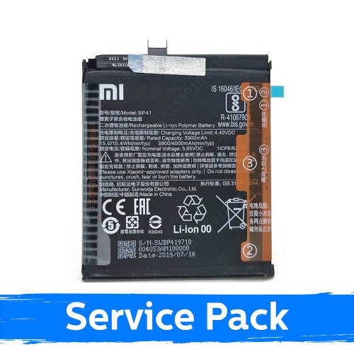 Xiaomi Mi 9T BP41 akumulators (servisa iepakojums)