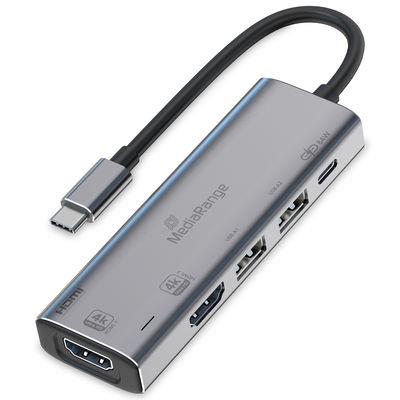 MediaRange MRCS511 USB-C centrmezgls „5 in 1“