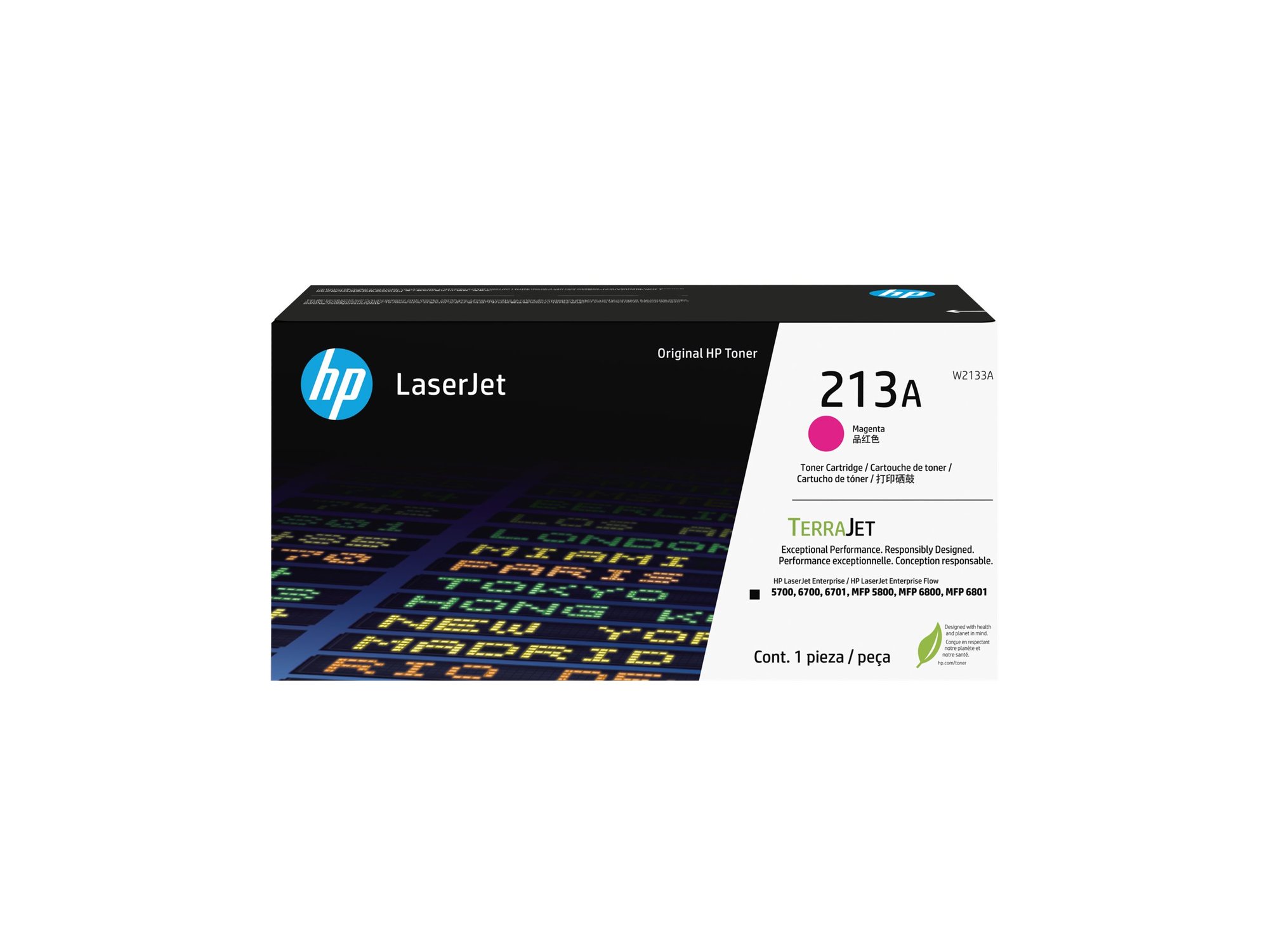 HP 213A W2133A Original LaserJet fuksīna tonera kasetne
