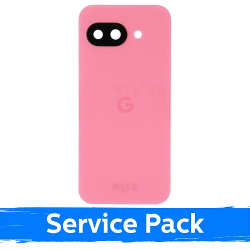 Aizmugurējais vāciņš Google Pixel 9A, peoniju rozā (Peony; servisa komplekts)