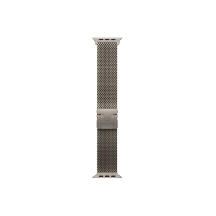 Apple Milanese Loop 49 mm pulksteņa siksniņa, dabīga titāna krāsā, Large izmērs