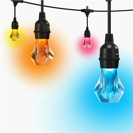 Nanoleaf Essentials Matter Smart Multicolour Outdoor String Lights Starter Kit 15m 16M+