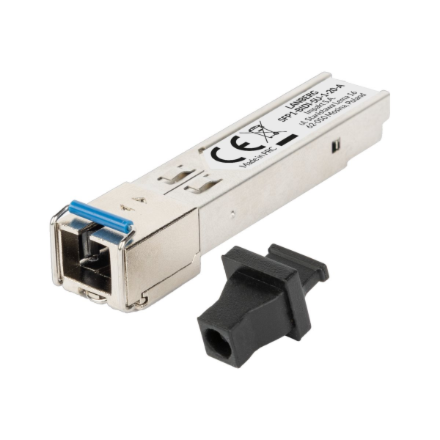 Lanberg SFP modulis, BIDI, 1 GB/s Gigabit, 1310/1550 nm, SC/UPC A, līdz 20 km