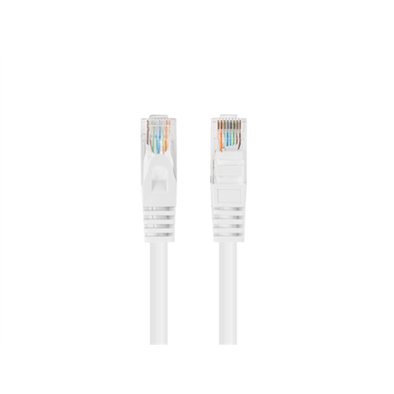 Lanberg Patchcord CAT.5E UTP 0.5M fluke passed 10-pack, White PCU5-20CC-0050-W