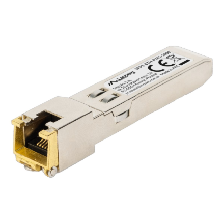 Lanberg SFP modulis, RJ45 Ethernet, 1 GB/s Gigabit, vara kabelim, līdz 100 m