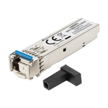 Lanberg SFP modulis, BIDI, 1 GB/s Gigabit, 1310/1550 nm, LC/UPC A, līdz 3 km