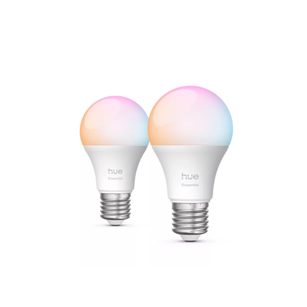 Viedās spuldzes Philips Hue E WCA 806 A60, E27, 8 W, Bluetooth un Zigbee, 2 gab., EU