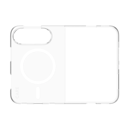Caurspīdīgs PanzerGlass Care aizmugures vāciņš Apple iPhone Duo, pārstrādāta plastmasa